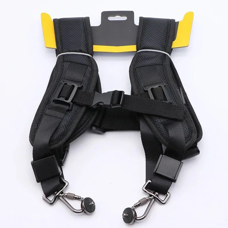 

Photography Shoulder Belt Camera Strap Black Double For DSLR SLR Universal Durable Dropshipping