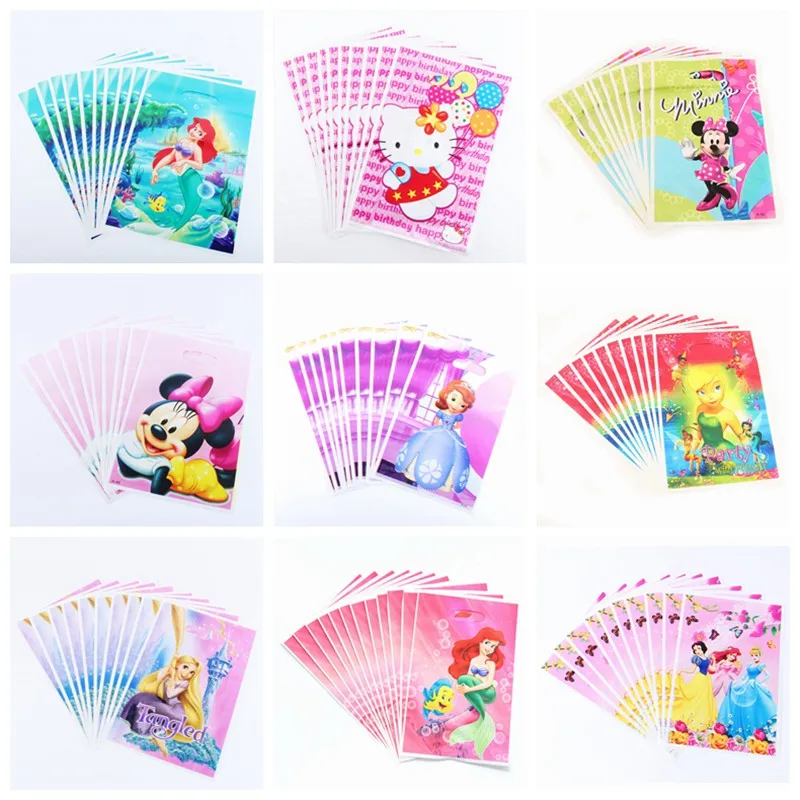 50pcs Gift bag Loot Bag Kitty princess beauty and the