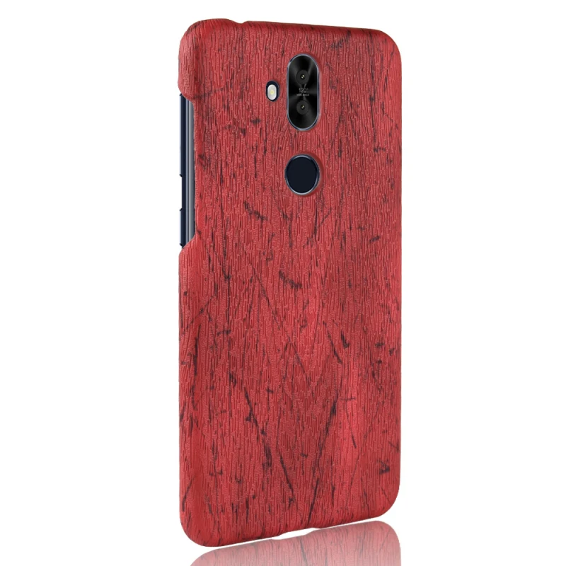 Asus Zenfone 5 Lite ZC600KL 6inch Wood grain PU leather +PC case_93