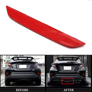 

For Toyota CHR C-HR 2016-2018 Rear Stop Light Brake Lamp Cover Trim Light Reflector Molding Anti-scratch Car Styling Accessory