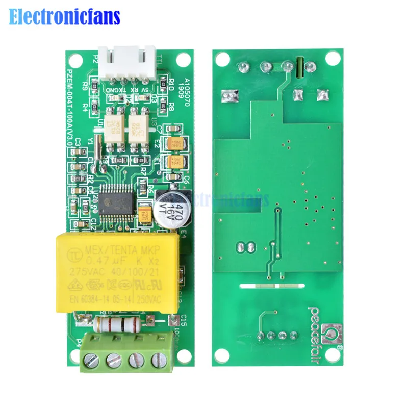 AC цифровой многофункциональный измеритель ватт мощность вольт ампер ttl тестовый модуль PZEM-004T с катушкой 0-100A 80-260 В переменного тока для Arduino
