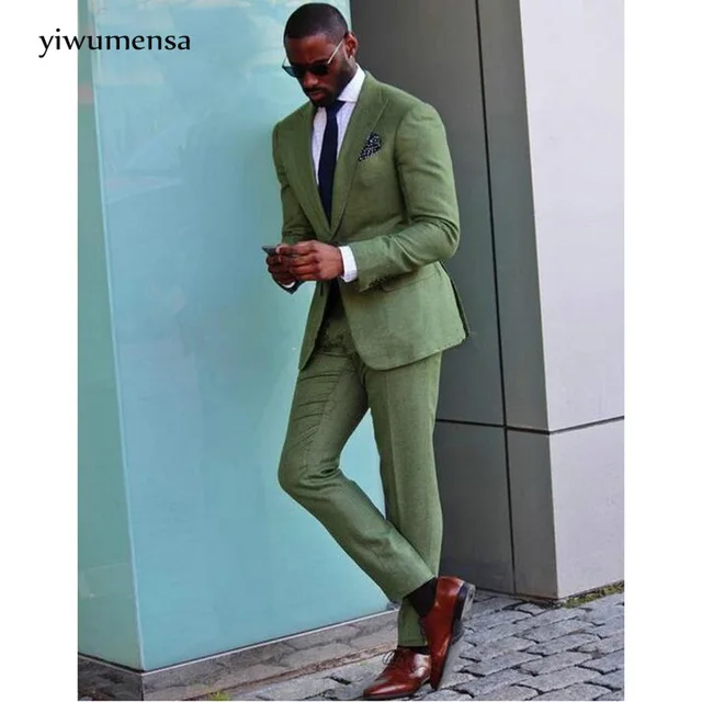 yiwumensa 2017 Best Selling Light Green Mens Dinner Party Prom Suits