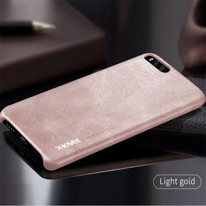 

X-level Retro PU Leather Phone Case Luxury Slim Protection Shell Back Cover For Xiaomi Mi6 Mi 5 5s 5C 6 PLUS 6X 8 SE LITE note 2