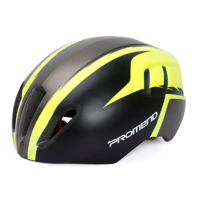 75 г/л Высокоплотный велосипедный шлем Casco Ciclismo PC+ EPS гоночный дорожный велосипедный шлем интегрально-Формованный MTB велосипедные шлемы безопасно Кепка - Цвет: GREEN BLACK