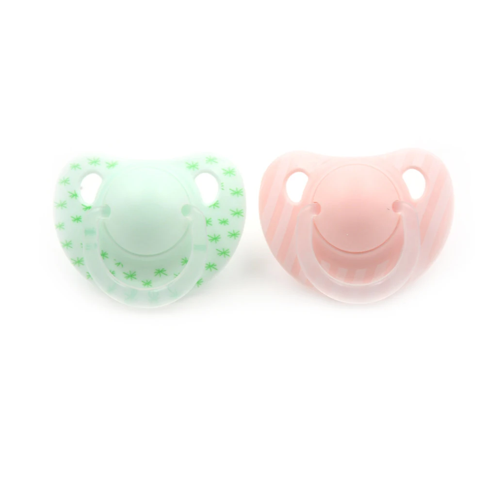 2018 Newborn Infant Baby Sleeping Nipple Printing Pacifiers Safe Food