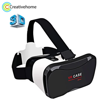 

3D VR Glass Virtual Reality Glasses VR Cases 5 Plus 3d Glass For Iphone Huawei 6 Sony Xperia Z Smart Phone Android 4.0-6.3''
