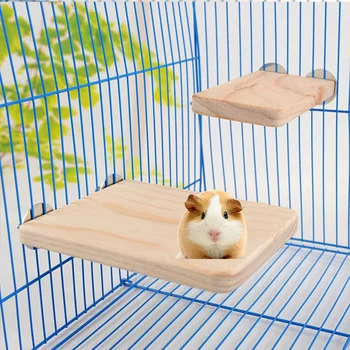 

Wood Hamster Footplate Pedal board Hamster chew toy accessories guinea pig hedgehog chinchilla hamster House bed Nest cage