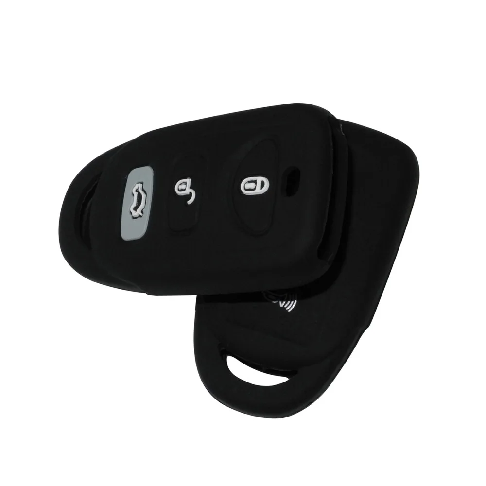 

Remote Silicone Cover For HYUNDAI KIA Tuscon Elantra Rio Sportage Rondo Accent Smart Remote 4 Buttons Key Case Fob 4B