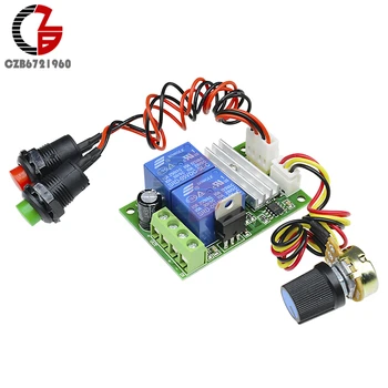 

6-28V Reverible PWM DC Motor Speed Controller Regulator 12V 3A 21KHz Adjustable Fan Speed Control Switch 2CH Relay Potentiometer