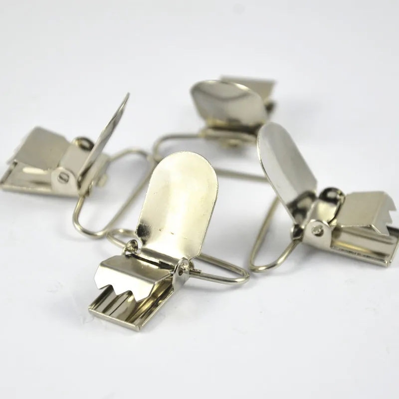 Metal Paci Pacifier Suspender Clips Holders For Craft Project 10mm 15mm