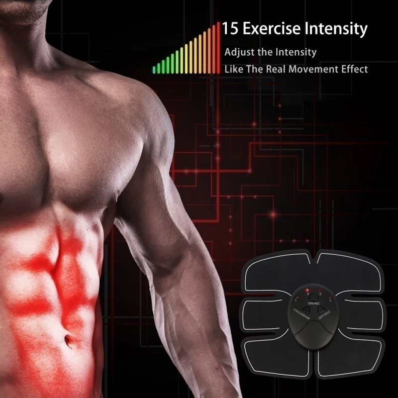 Fitness Abdominal Muscle Trainer EMS Electric Press Stimulator Slimming Machine Fitness Gym Equipment For training apparatus-2