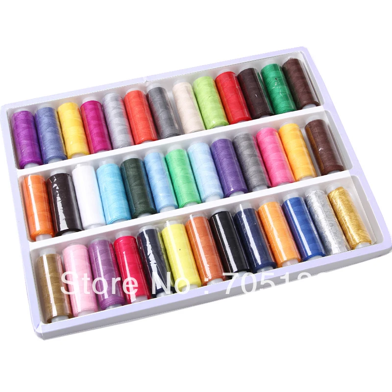 39 varied colors sewing polyester embroidery threads patchwok craft