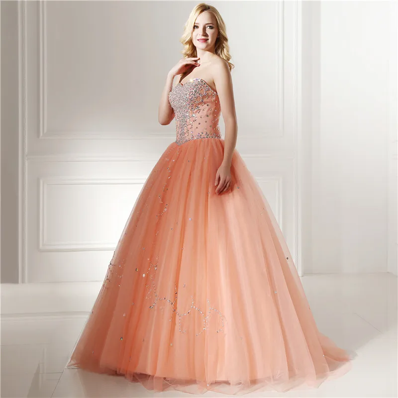Peach Color 15 Dresses