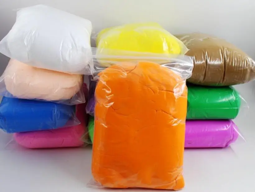 Foteto 500 г/пакет Полимерная глина супер легкая глина слизь мягкий Интеллектуальный Пластилин Обучающие Развивающие игрушки для детей