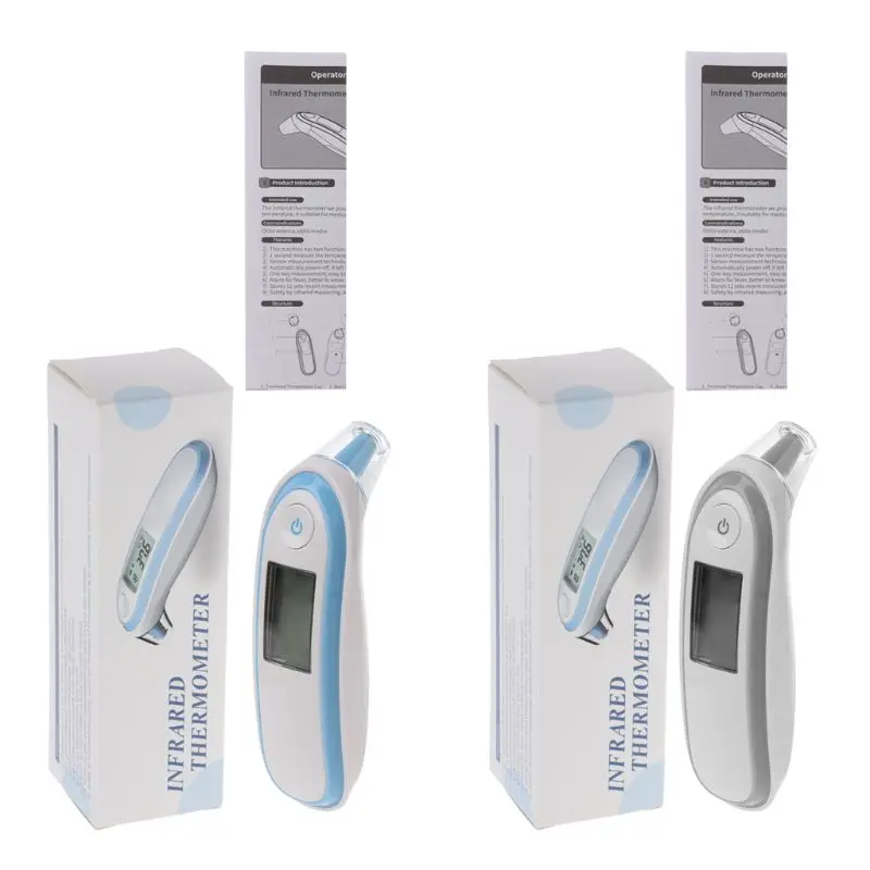 Термометр для ушей и лба цифровой медицинский инфракрасный термометр для детей и взрослых Фаренгейт и Цельсия конвертер