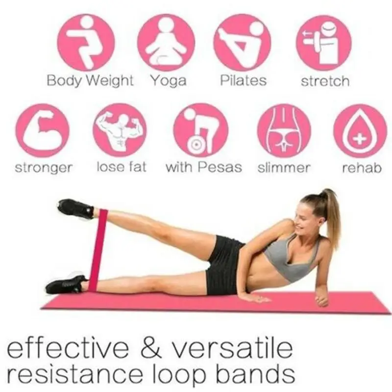 

Latex Rally Yoga Belt Gradient Color Tie Band Fitness Resistance Band Elastic Band Strength Training Stretch Belt