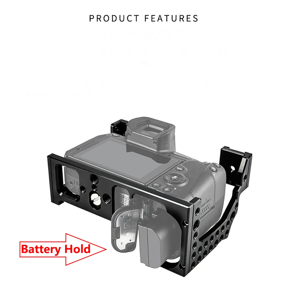 Viltrox CR-01 камера клетка для Canon EOS R полный каркас камера установка ручка Estabilizador Celular Diy Kit видео стабилизатор для камеры