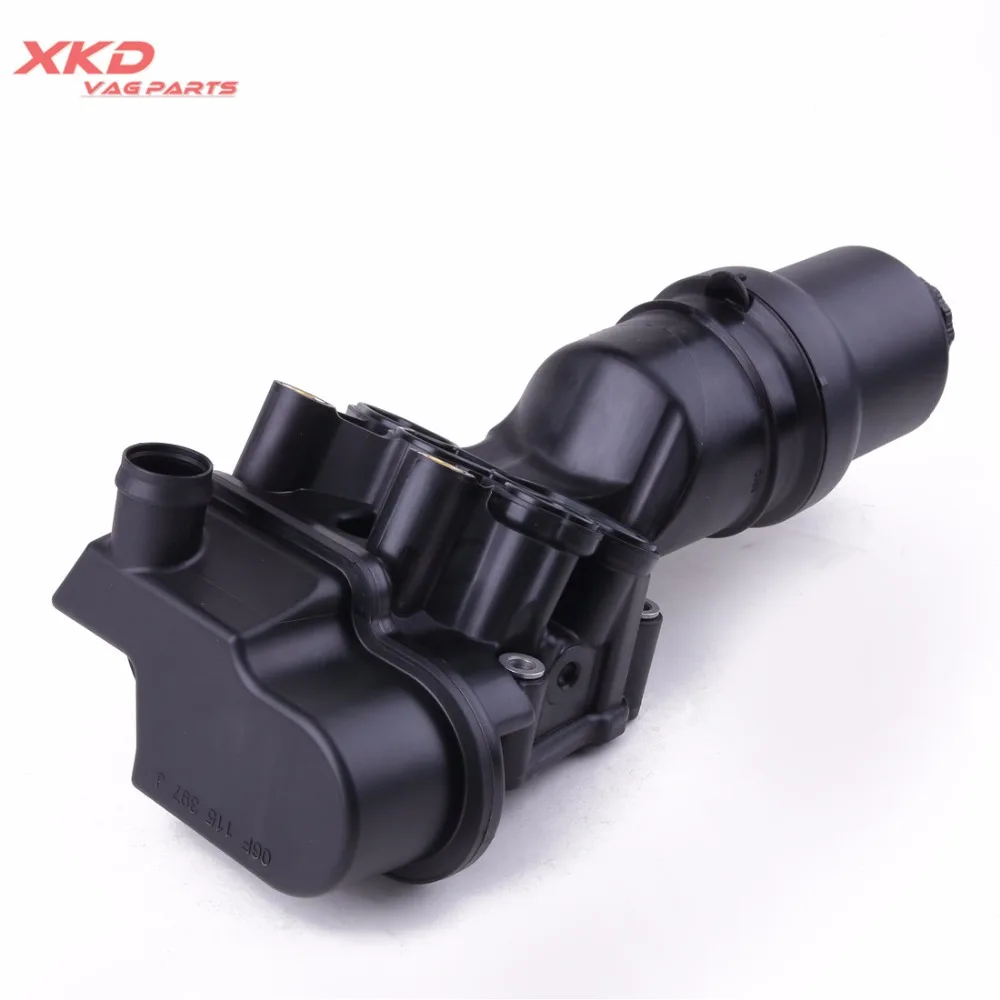 06F115397J новый корпус масляного фильтра двигателя в сборе для Au di A3 A4 TT V W Golf Eos J etta