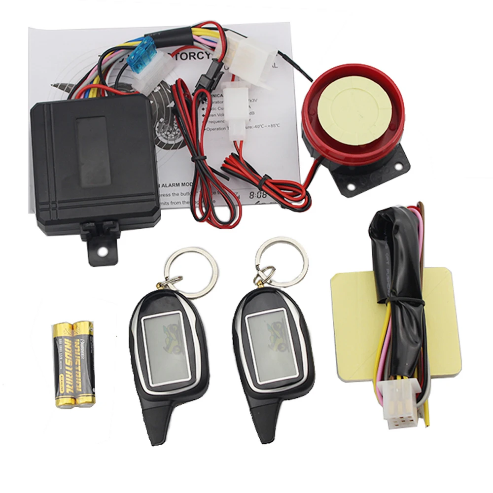 2 way motorcycle alarm system