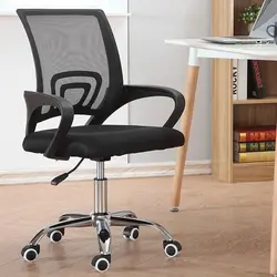 Простая чистая ткань Компьютер стул бытовой общежитие лук встречи простое офисное кресло стул с подъемником и вращающийся стул
