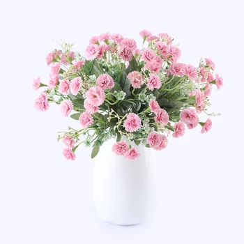 

15 Heads Artificial Silk White Snowflake Small Lilac Flowers Babysbreath for Wedding Home Decoration Gypsophila Christmas decor