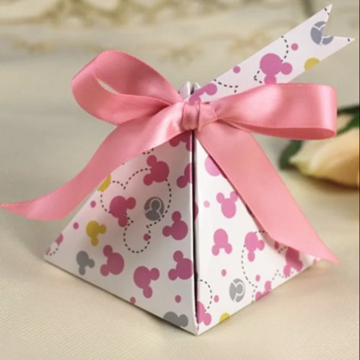 50 Pcs Cute Korean Style Triangular Pyramid Baby Shower Candy