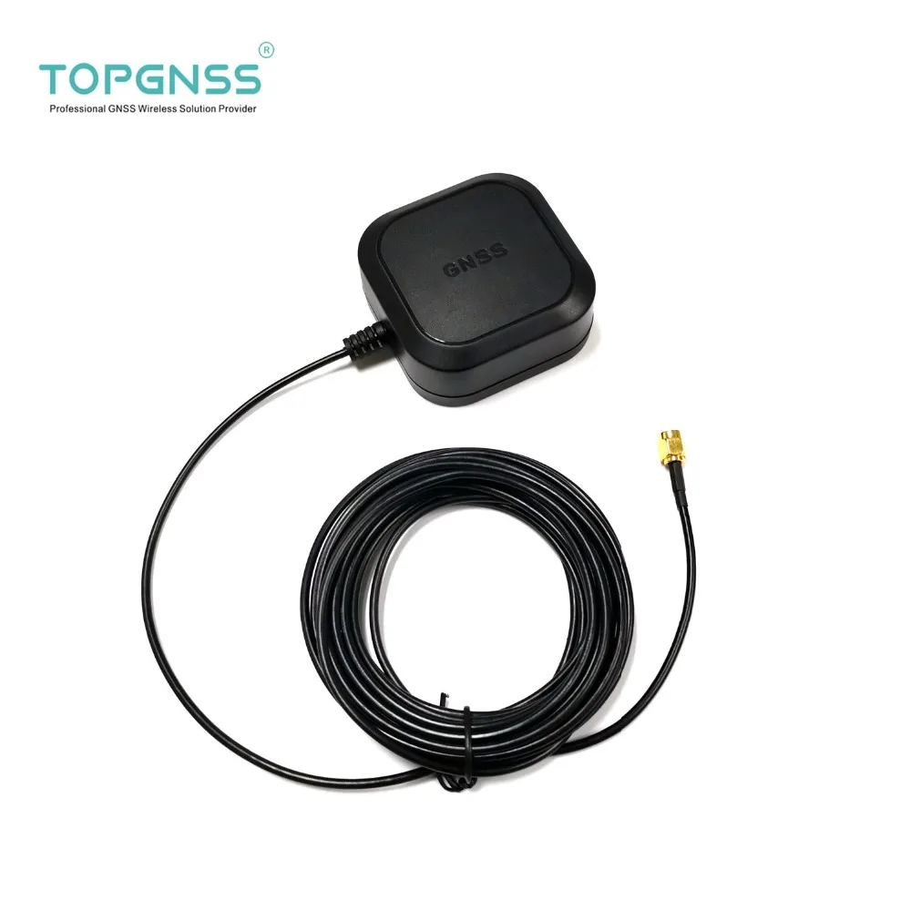 TOPGNSS Высокоточный gps антенна GNSS, RTK gps антенна, UAV-UGV Высокая точность усиления для ZED-F9P модуль GLONASS BEIDOU, SMA-J