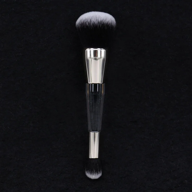 

Pro Powder Foundation Crease Makeup Brush Dual-ended Wet/Dry Complexion Perfection Brush Cosmetics Beauty Tool