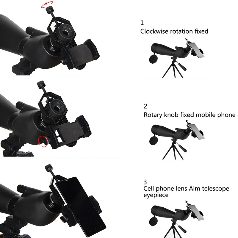 ГОРЯЧАЯ камера клип адаптер для бинокулярного Монокуляр зрительные прицелы телескопы Универсальный адаптер клип для наружной охоты