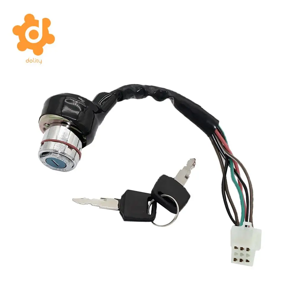 6 Wire Ignition Key Switch for 150cc 200cc 250cc Pit Quad Dirt Bike ATV Buggy