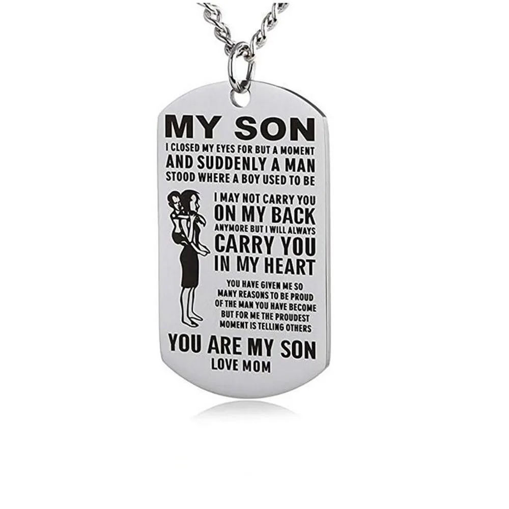 Necklace for son from dad Clearance