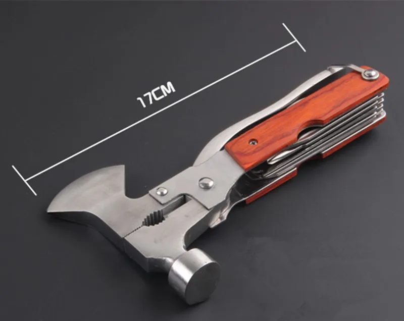 16 в 1 складной аварийный молоток/из вулканической лавы/топор многофункциональный инструмент складной щипцы складной Ножи плоскогубцы для отдыха на природе мультиинструмент Ножи
