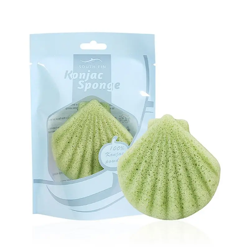 

Shell 9 Colors Facial Puff Konjac Sponge Cosmetic Puff Face Care Cleaning Sponge Natural Konjac Puff Facial Cleanser Tool Wash F