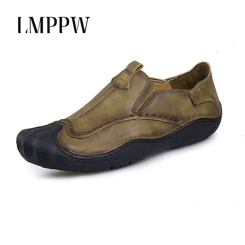 

2018 New Arrive Fashion Men Loafers Driving Shoes Slip on Breathable Boat Shoes High Quality Leather Casual Shoes for Men Flats