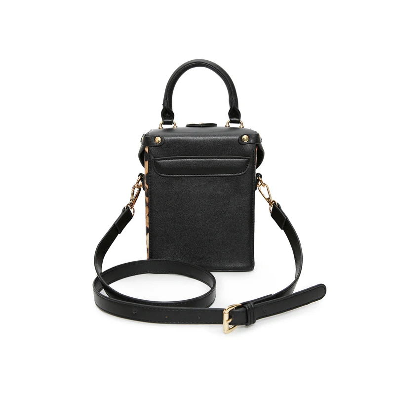 Fashion Women Leopard Rivet Handbag INS Popular Hot Female Exquisite Shoulder Bags Mini Box Ladies Travel Handle Bolsa SS3484 (7)