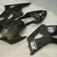 GSX R 1000 2003-2004 K3 Пластик обтекатели GSXR 1000 04 набор для всего тела GSXR 1000 2004 материя черный обтекатели