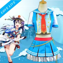 Anime Love Live Umi Sonoda cosplay LoveLive Bowknot Capa Uniforme de Marinero Tapa Abrigo Falda Animado de Halloween Disfraces Cosplay