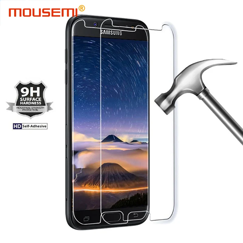 Mousmi 9H стекло для Samsung Galaxy j5 2016 защита экрана закаленное j2 Prime j3 j7 2017|Защитные стёкла