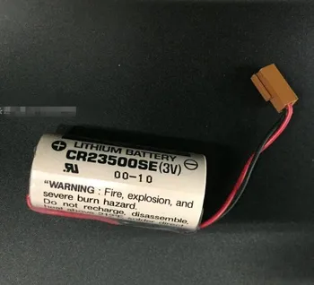 

2PCS Brand new genuine authentic CR23500SE-R 3V PLC industrial lithium battery with plug battery CR23500