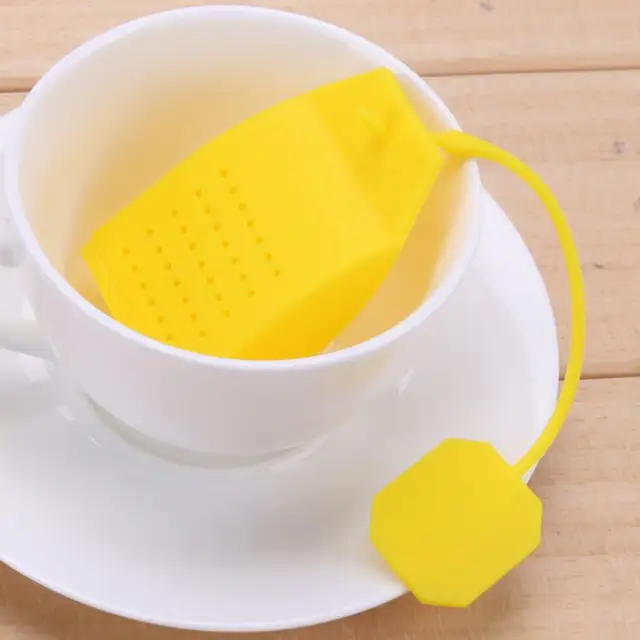 1pc Creative Tea Strainer Bag Colorful Food Grade Silicone Heat 1pc Creative Tea Strainer Bag Colorful Food Grade Silicone Heat Resistant Coffee Filter Infuser