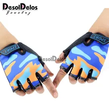 Детские перчатки без пальцев, Нескользящие ультратонкие детские дышащие перчатки с открытыми пальцами для мальчиков и девочек, Luvas De inverno