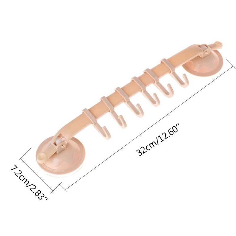 Кухня Ванная комната пластиковая настенная подставка без следов вешалка Вакуумные присоски всасывающие крючки
