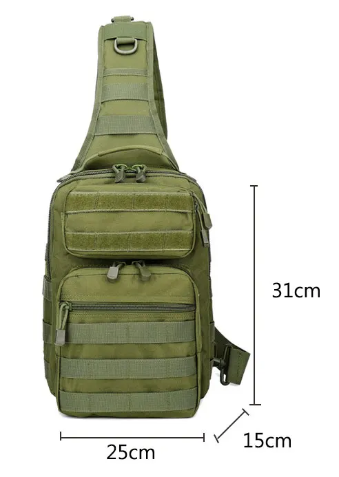 Tactical Chest Backpack Military Bag Hunting Fishing Bags Camping Hiking Army Hiking Backpacks Mochila Molle Shoulder Pack XA65A