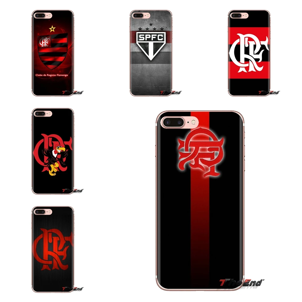 Clube de Regatas do Flamengo Logo Soft Case Covers For LG Spirit Motorola Moto X4 E4 E5 G5 G5S G6 Z Z2 Z3 G2 G3 C Play Plus Mini |