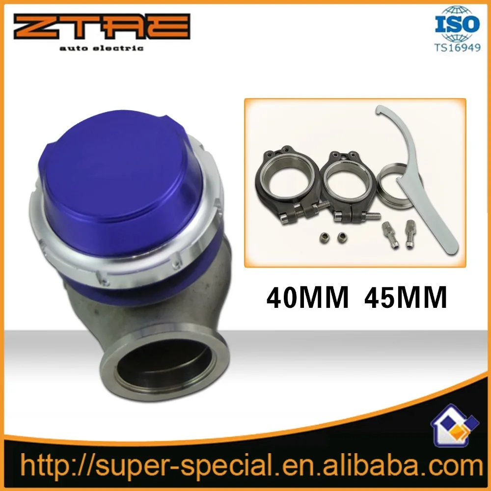 Wastegate 40mm external Wastegate universal for all vehicle adjustable pressure with Clamp on