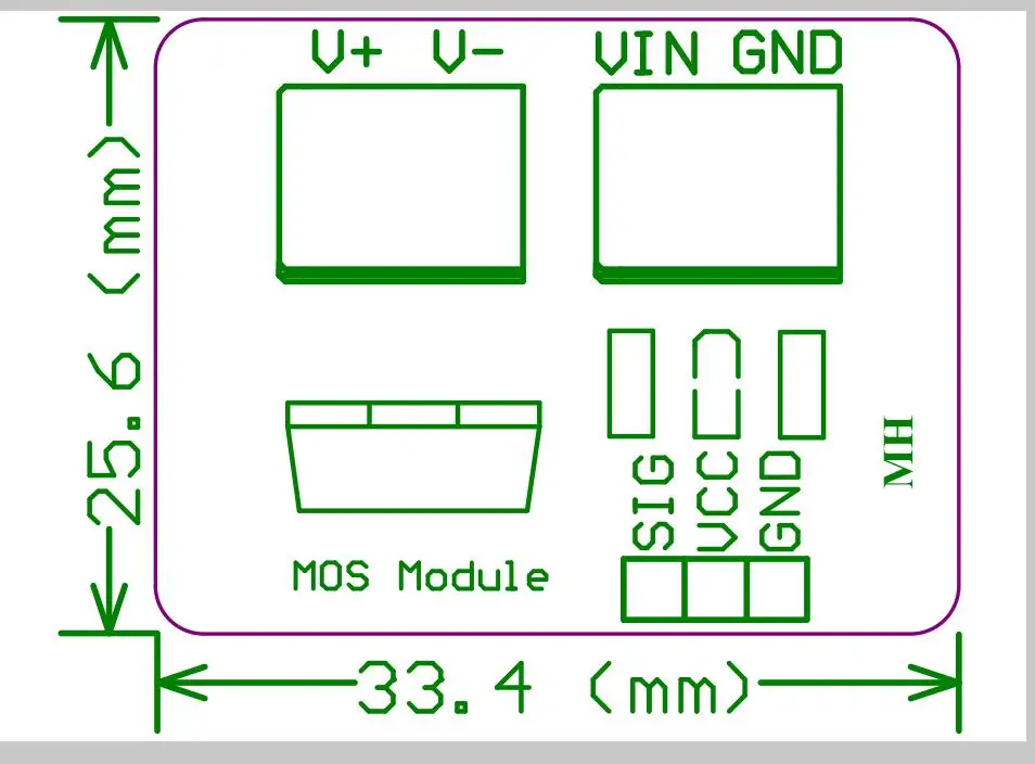 0-24 В Топ Mosfet Кнопка IRF520 MOS модуль драйвера для Arduino MCU ARM Raspberry pi