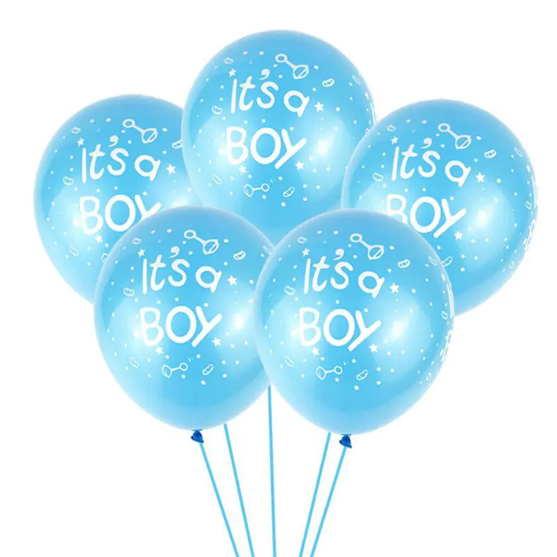 10 шт., латексные воздушные шары для мальчиков или девочек, для свадьбы, дня рождения, 1 день рождения, вечерние воздушные шары