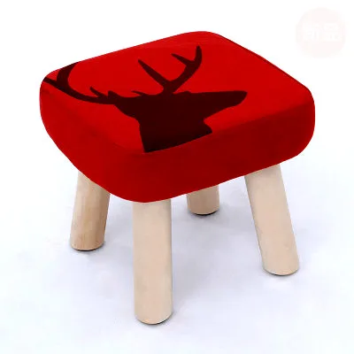 Детский стул креативные туфли домашняя обувь устойчивый деревянный стул мультфильм детский диван стул гостиная в виде кофейного столика, круглый стул - Цвет: M