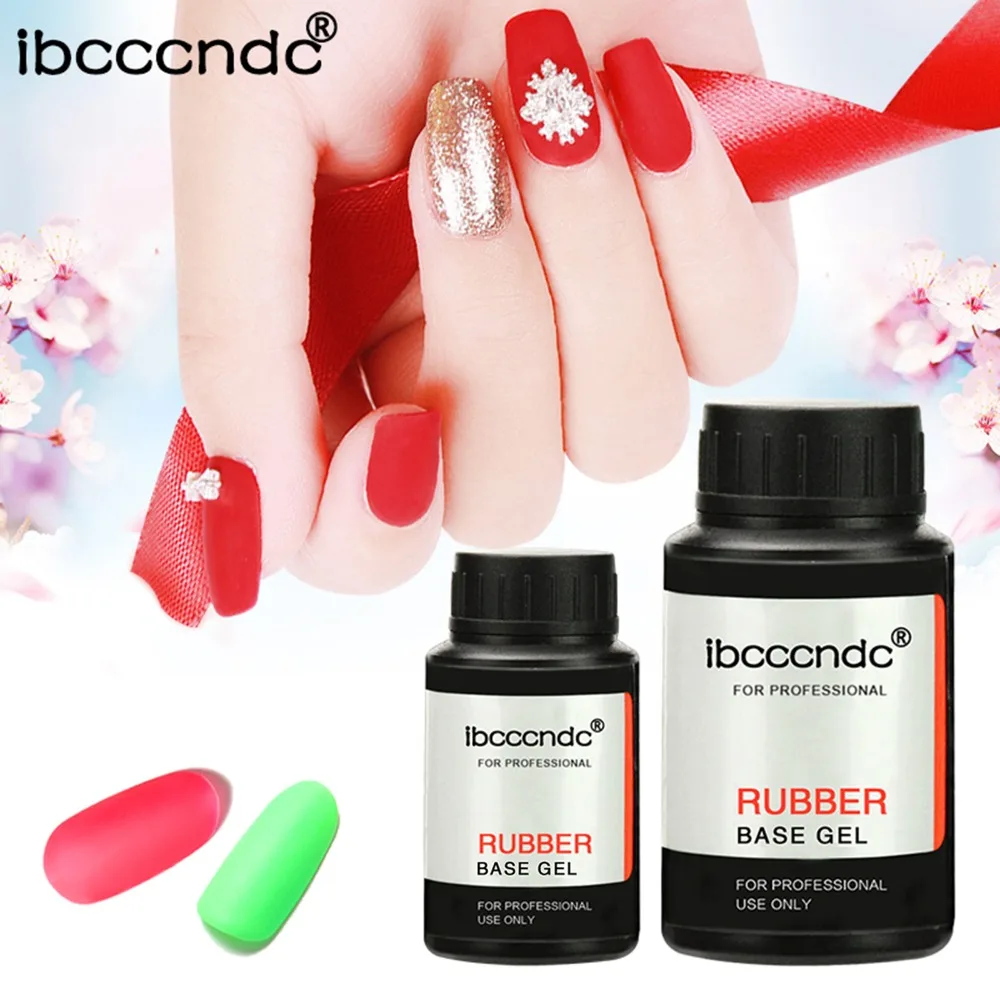 

30ml Rubber Top Coat Base Coat Led Gel Nail Polish UV Nail Primer Soak Off UV Nail Gel Manicure Nail Art Salon