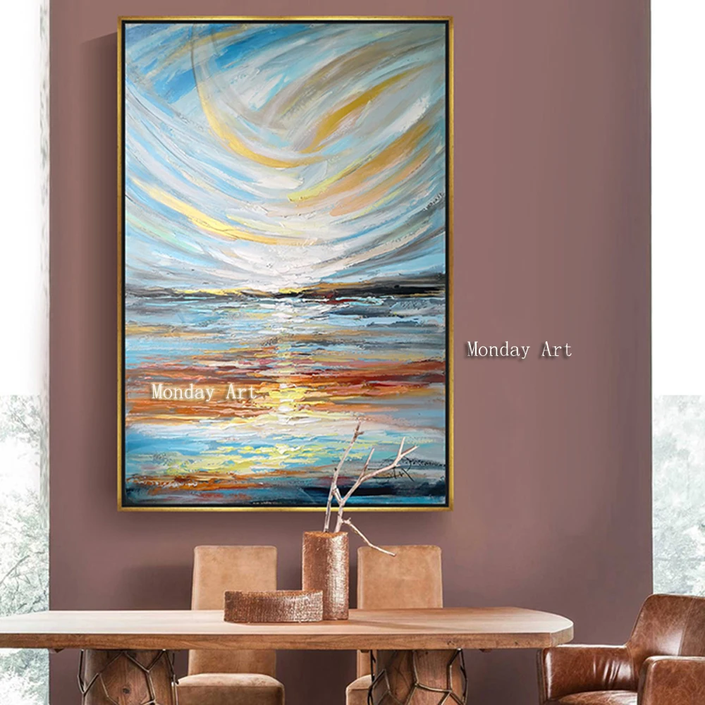 AA The-100-Hand-painted-abstract-Colorful-scenery-Oil-Painting-On-Canvas-Wall-Art-Wall-Pictures-Painting (1)